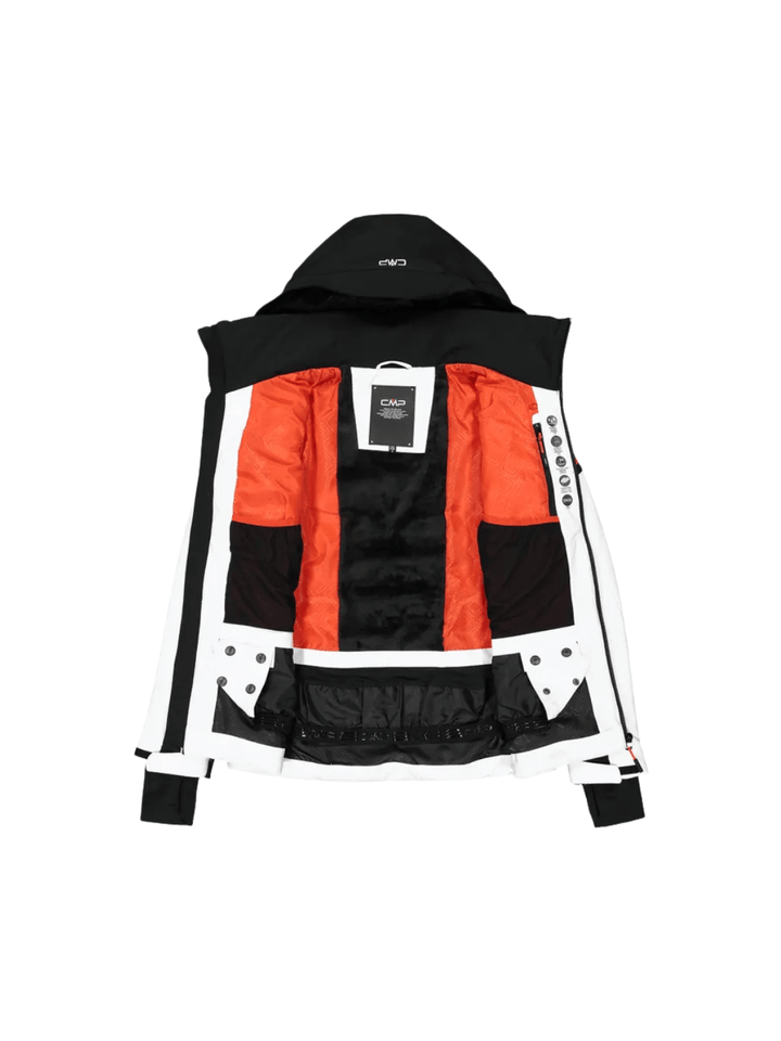 CMP Hvid Zip Hood Dame Skijakke XS CMP