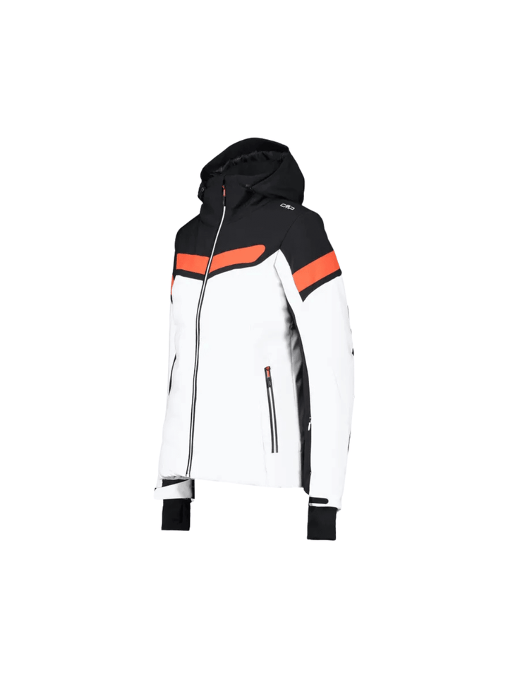 CMP Hvid Zip Hood Dame Skijakke XS CMP