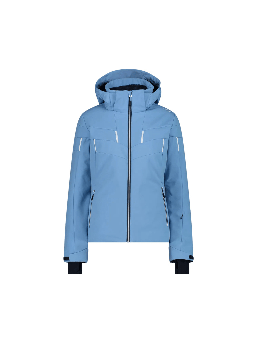 CMP Lyseblå Zip Hood Dame Skijakke XS CMP