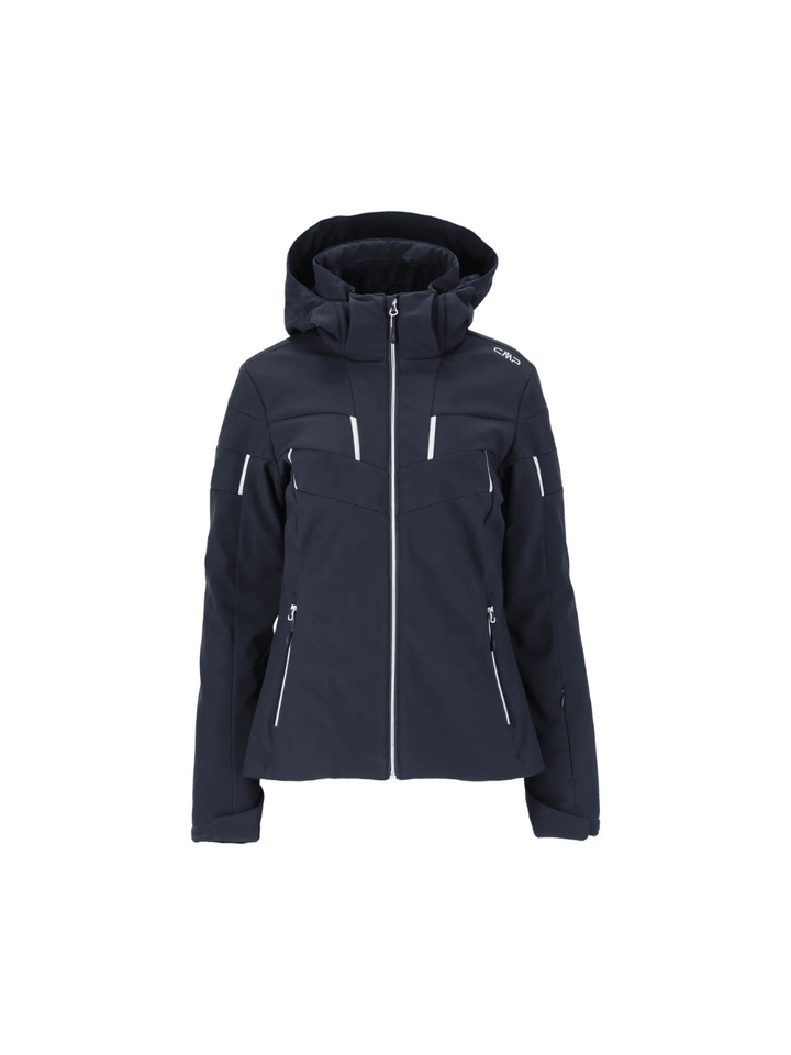 CMP Mørkeblå Zip Hood Dame Skijakke XS CMP
