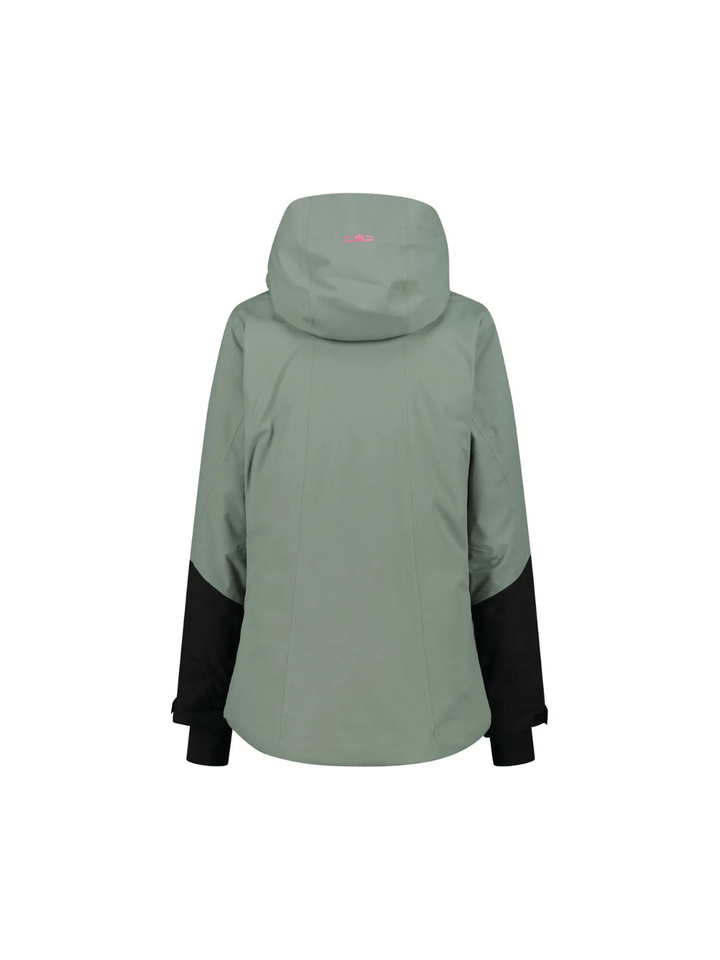 CMP Olivengrøn Fix Hood Dame Skijakke XS CMP
