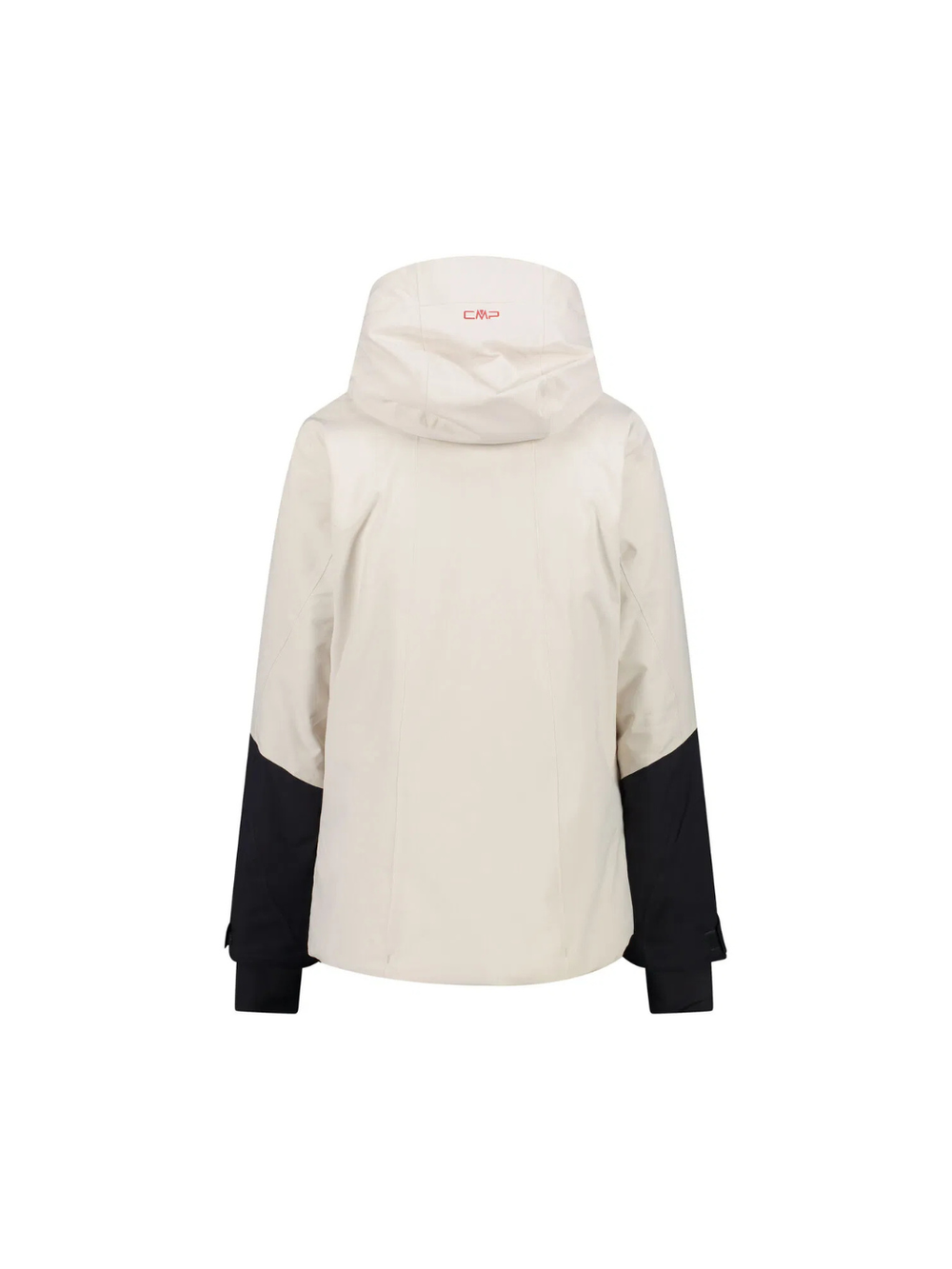 CMP råhvid Fix Hood dame skijakke. Materialet er 100% polyester