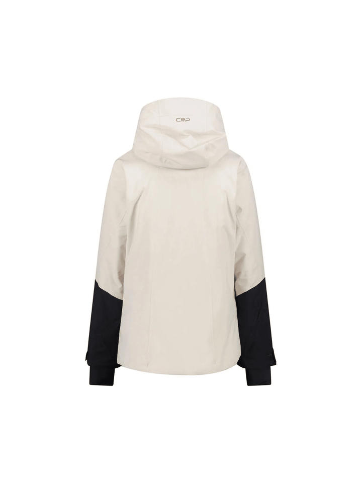 CMP Råhvid Fix Hood Dame Skijakke XS CMP