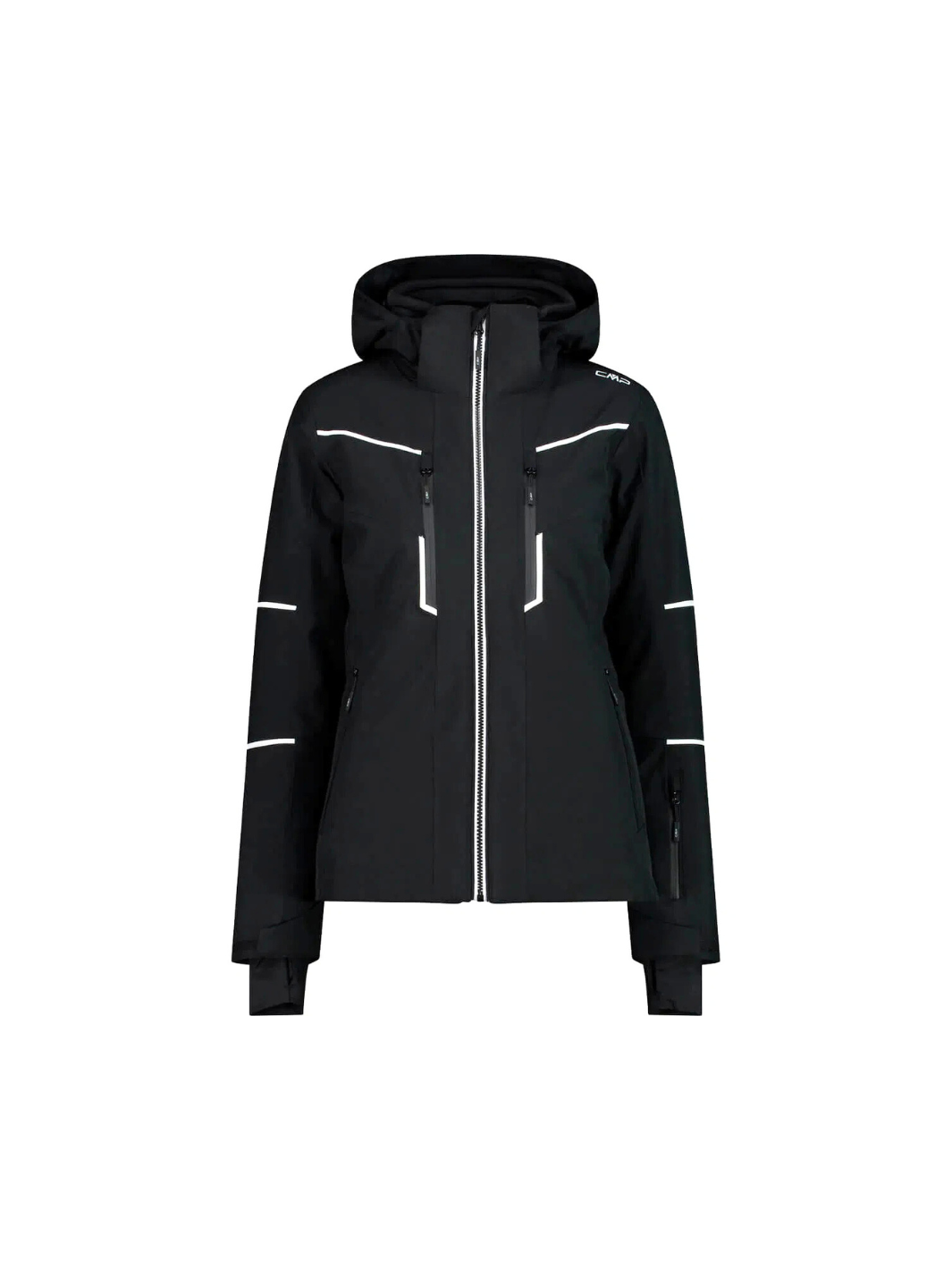 CMP Sort Zip Hood 4-Way Stretch Dame Skijakken er udviklet til dig, der ønsker maksimal bevægelsesfrihed