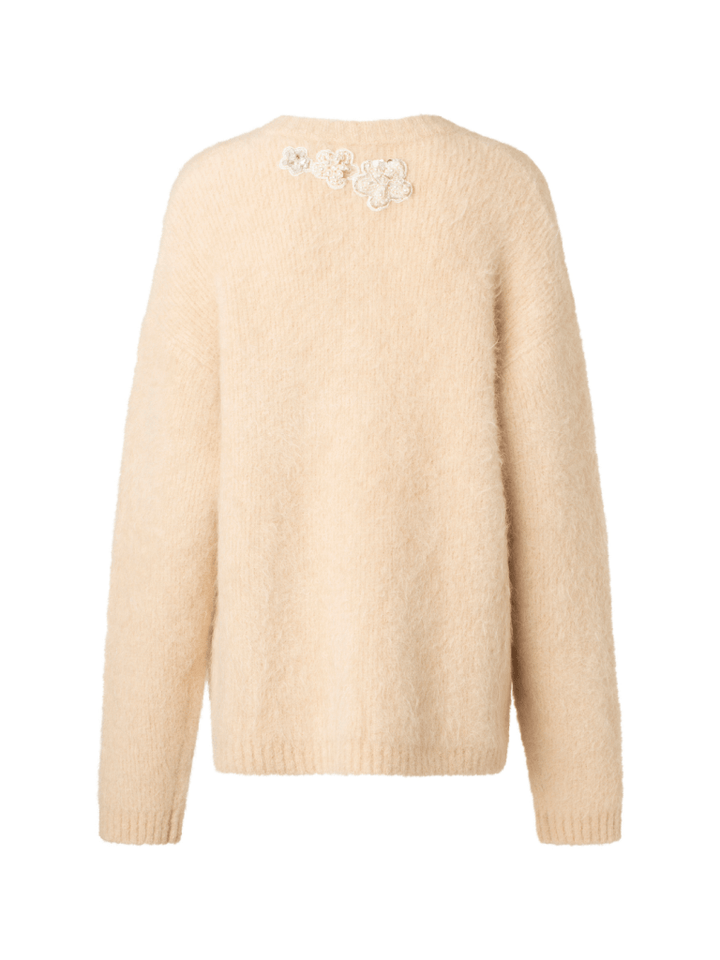 Cremefarvet Custommade Viannie Strik Cardigan By Numbers 34/XS Custommade