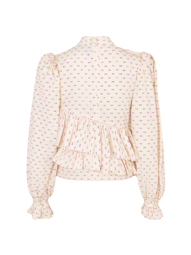 Cremefarvet Daina Custommade Skjorte By NBS 36/S Custommade