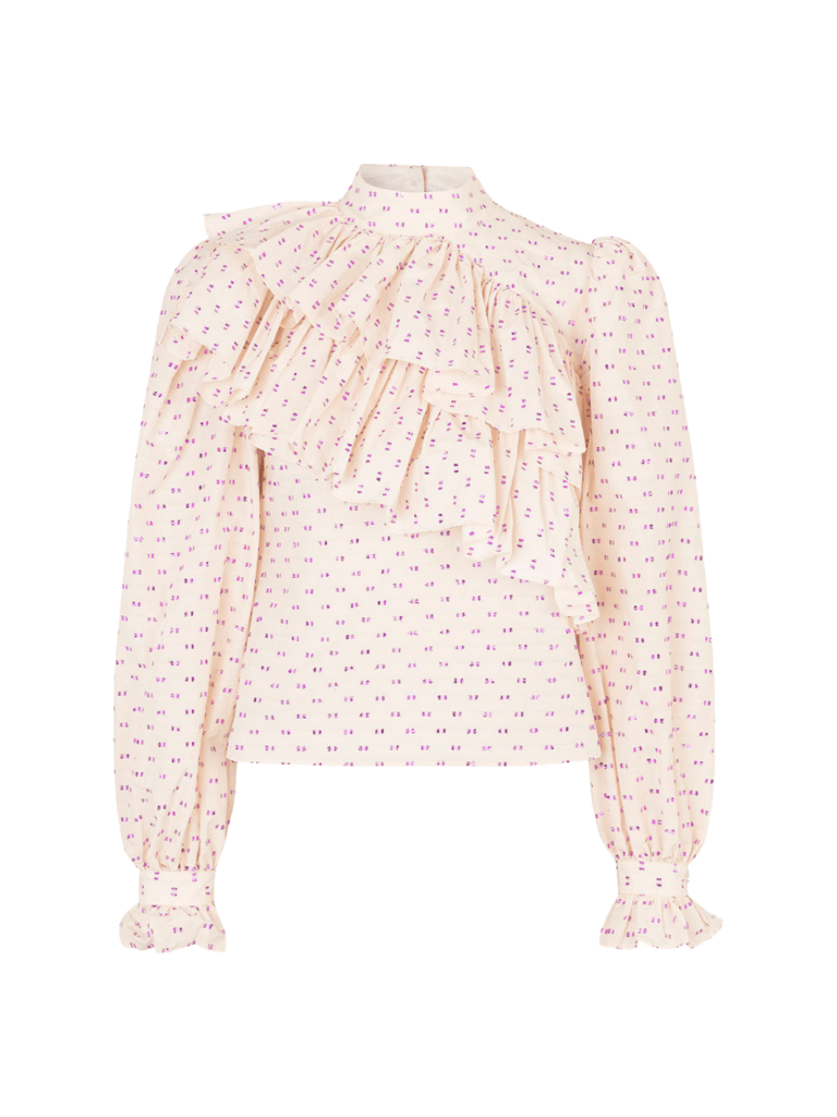 Cremefarvet Daina Custommade Skjorte By NBS 36/S Custommade