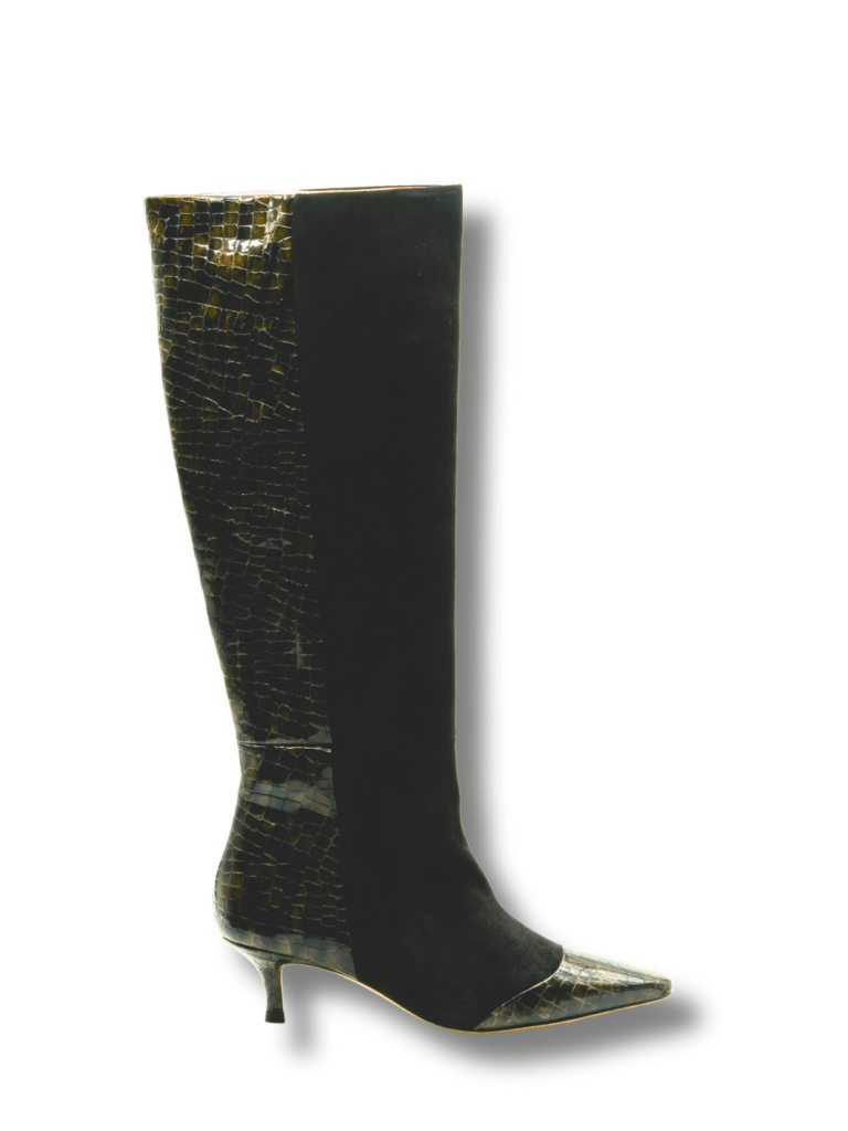 Custommade Sort Arlene Støvle Med Ruskind 39 Custommade