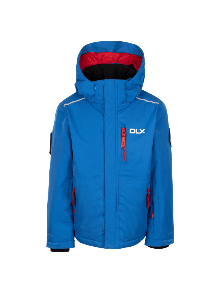 DLX Blå Gordy Børne Skijakke 3 - 4 år Trespass