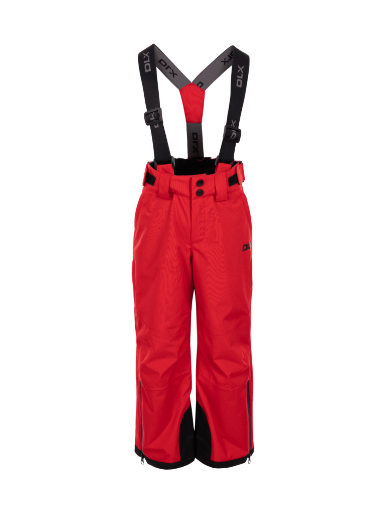 DLX Rød Benito Børne Skibukser 3 - 4 år Trespass