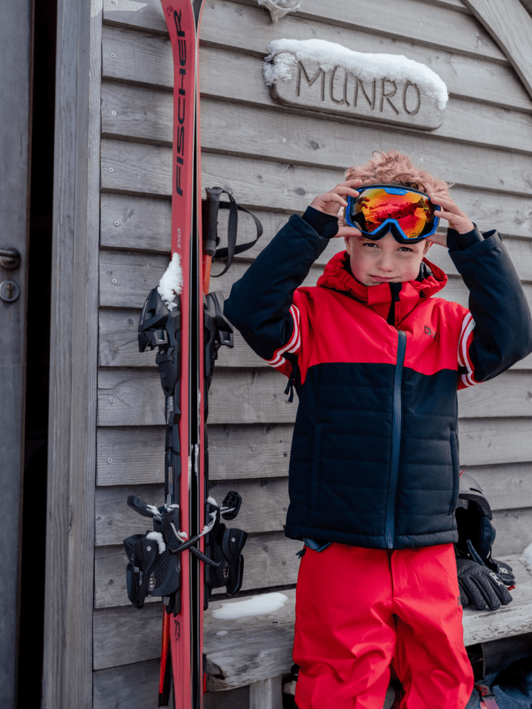 DLX Rød Benito Børne Skibukser 3 - 4 år Trespass