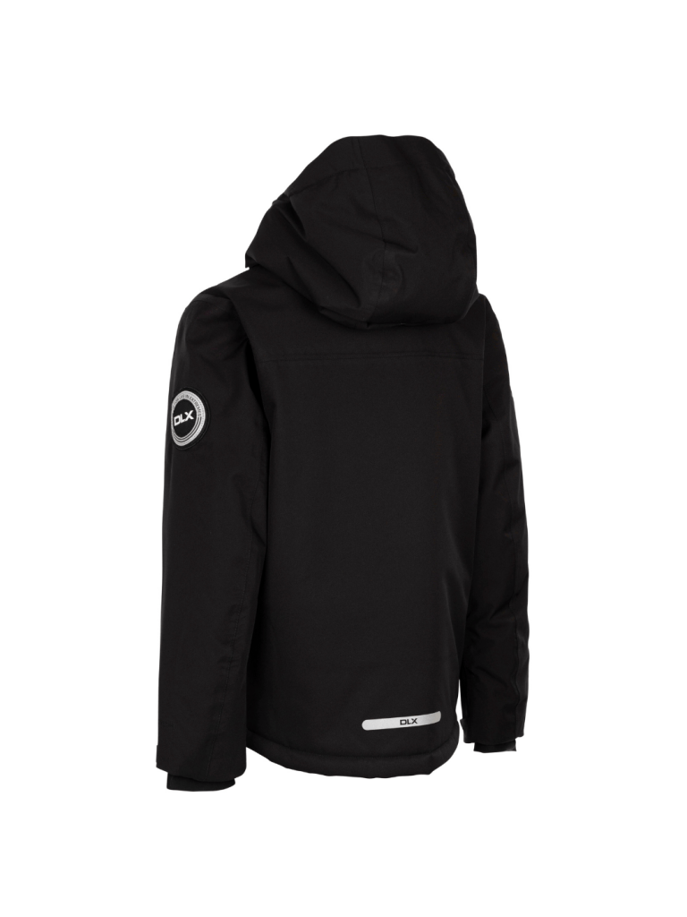 DLX Sort Gordy Børne Skijakke 3 - 4 år Trespass