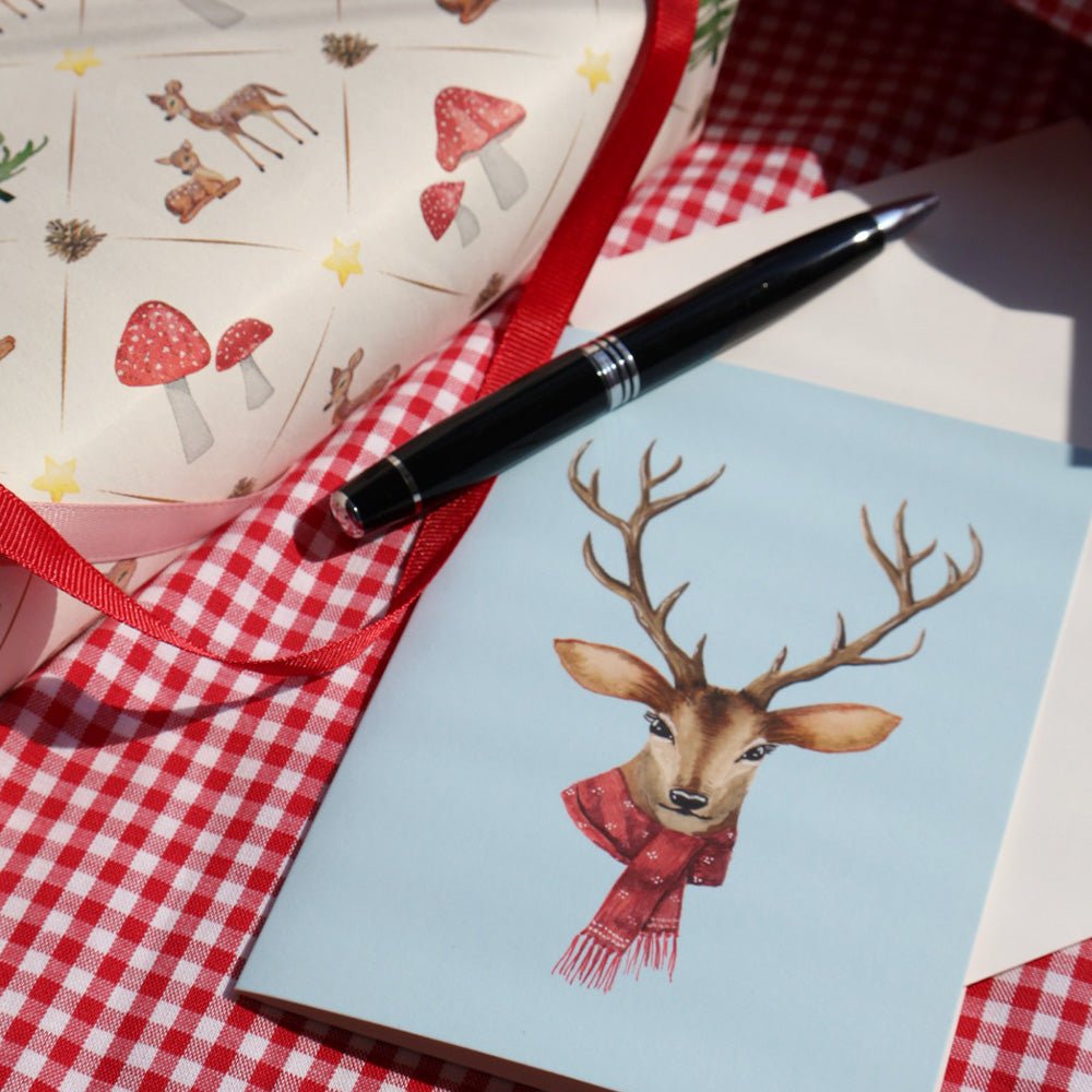 Foldet kort, Deer A6 All By Voss