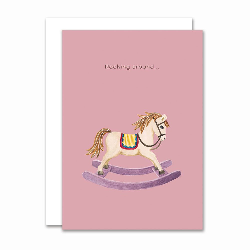 Foldet kort, Rocking Horse A6 All By Voss