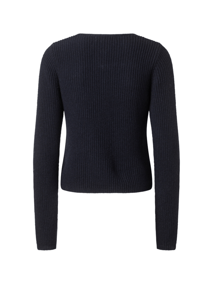 Gennemknappet Mørkeblå Custommade Viah Strik 34/XS Custommade