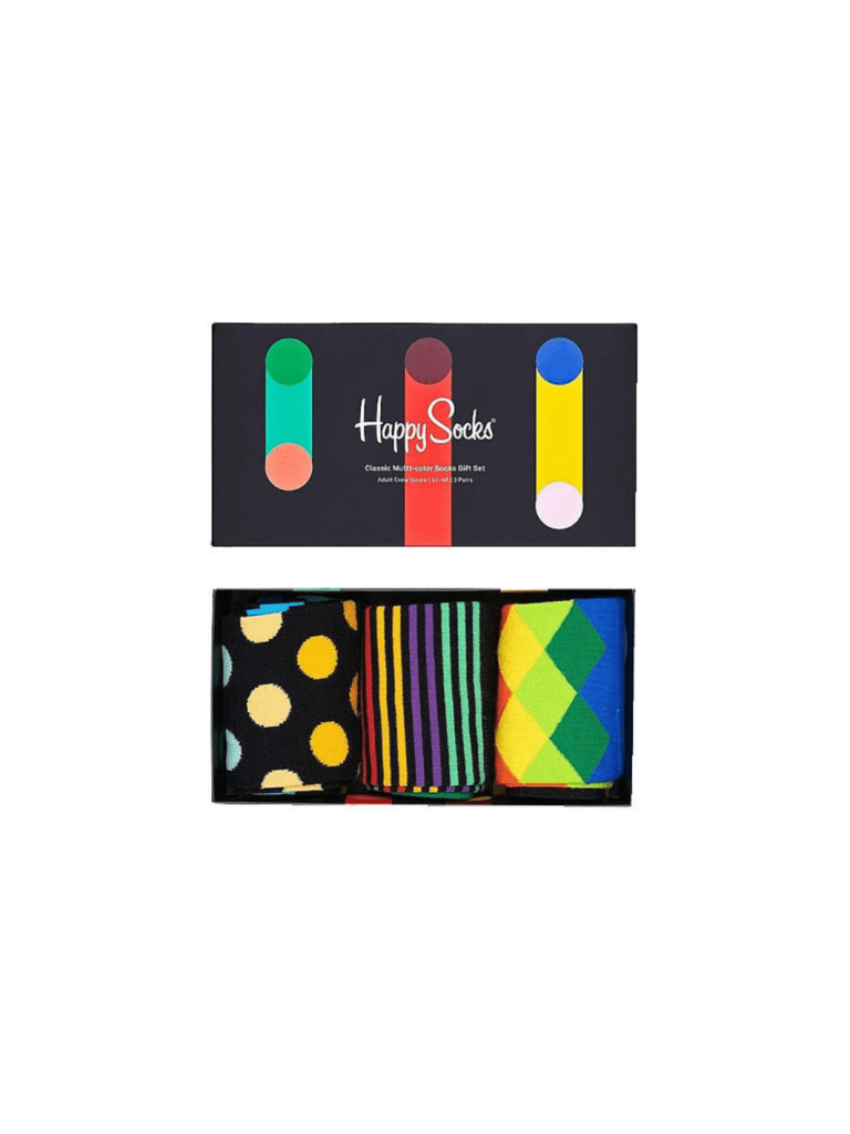 Happy Socks 3 - Pack Kulørte Sokker Til Herrer 41 - 46 Happy Socks
