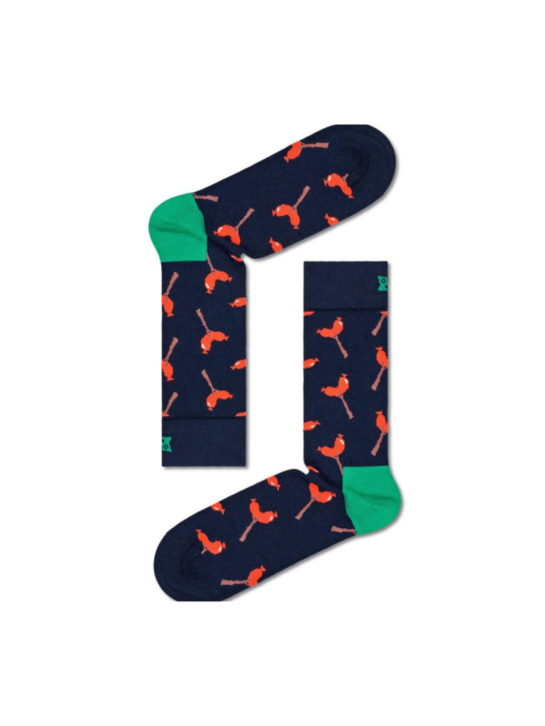 Happy Socks 3 - Pack Øl Og Pølse Gaveæske Til Ham 41 - 46 Happy Socks