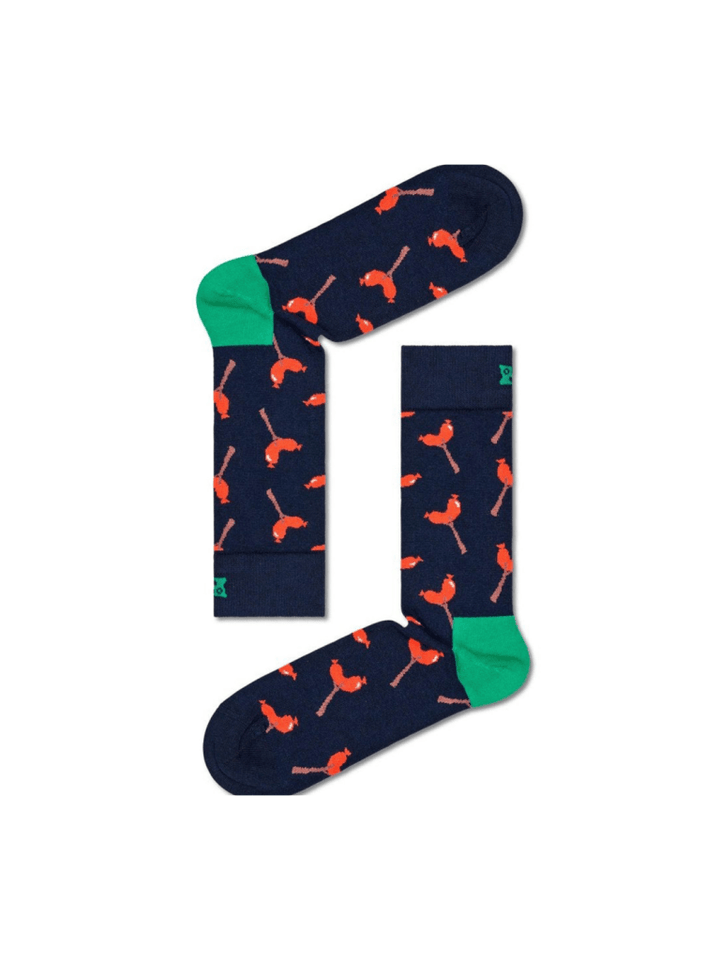 Happy Socks 3 - Pack Øl Og Pølse Gaveæske Til Ham 41 - 46 Happy Socks