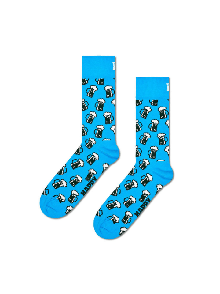 Happy Socks 3 - Pack Øl Og Pølse Gaveæske Til Ham 41 - 46 Happy Socks