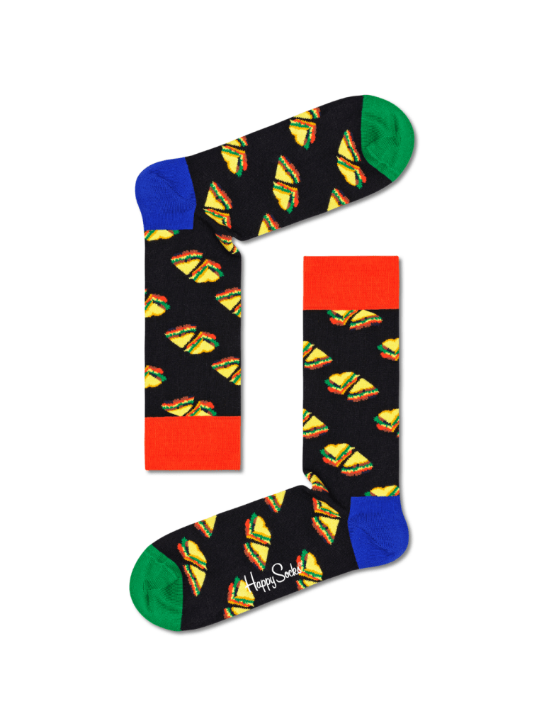 Happy Socks Sort Med Sandwich 41 - 46 Happy Socks