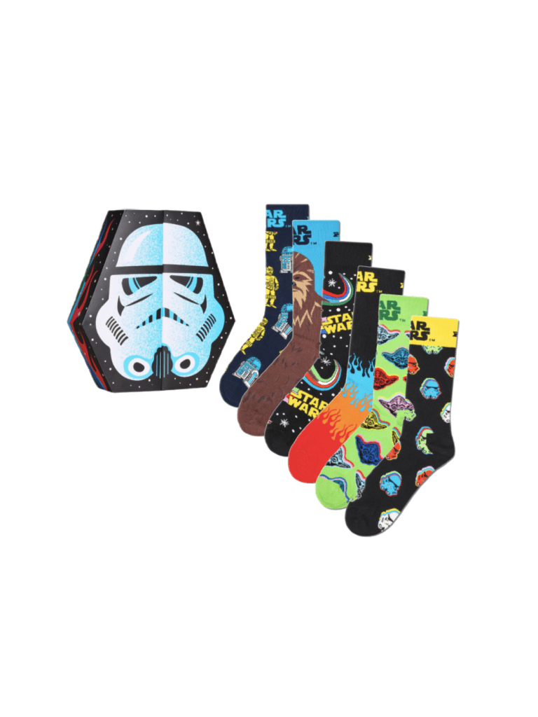Happy Socks STAR WARS 6 - Pack Gaveæske Til Ham Og Hende 36 - 40 Happy Socks