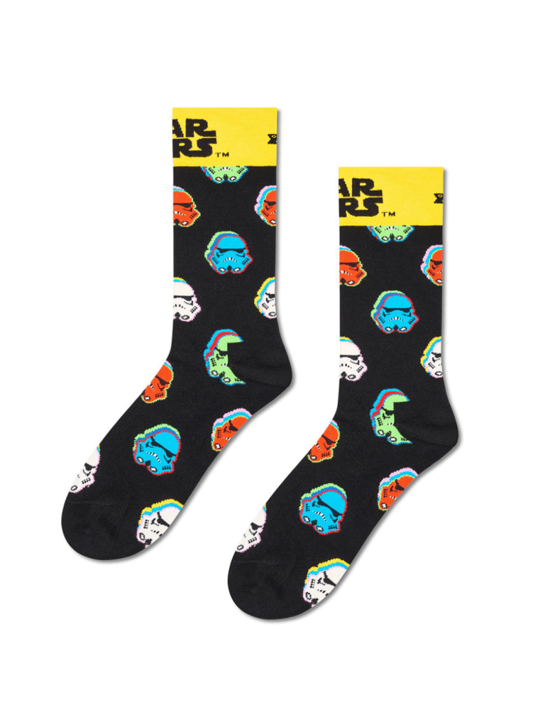 Happy Socks STAR WARS Stormtrooper Strømpe Til Ham 41 - 46 Happy Socks