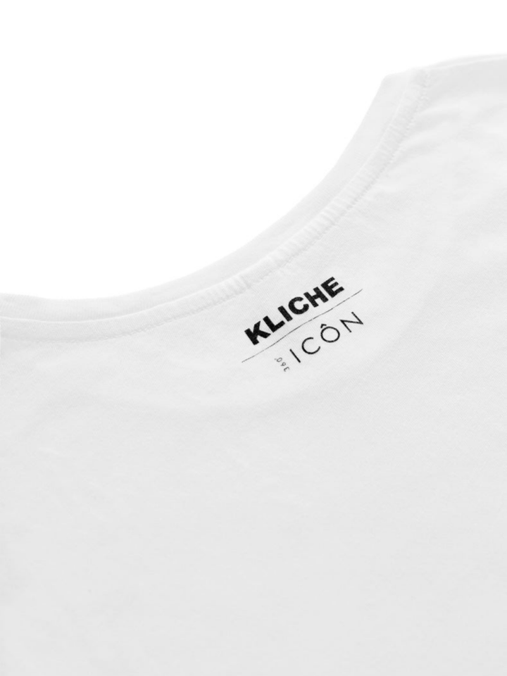 Hvid Icôn Kliché "Supertanker" Herre T-Shirt S 360° ICÔN