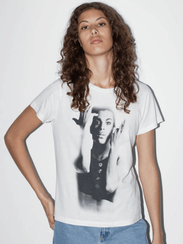 Hvid Icôn Prince and The Revolution ”Parade” Dame T-Shirt XS 360° ICÔN