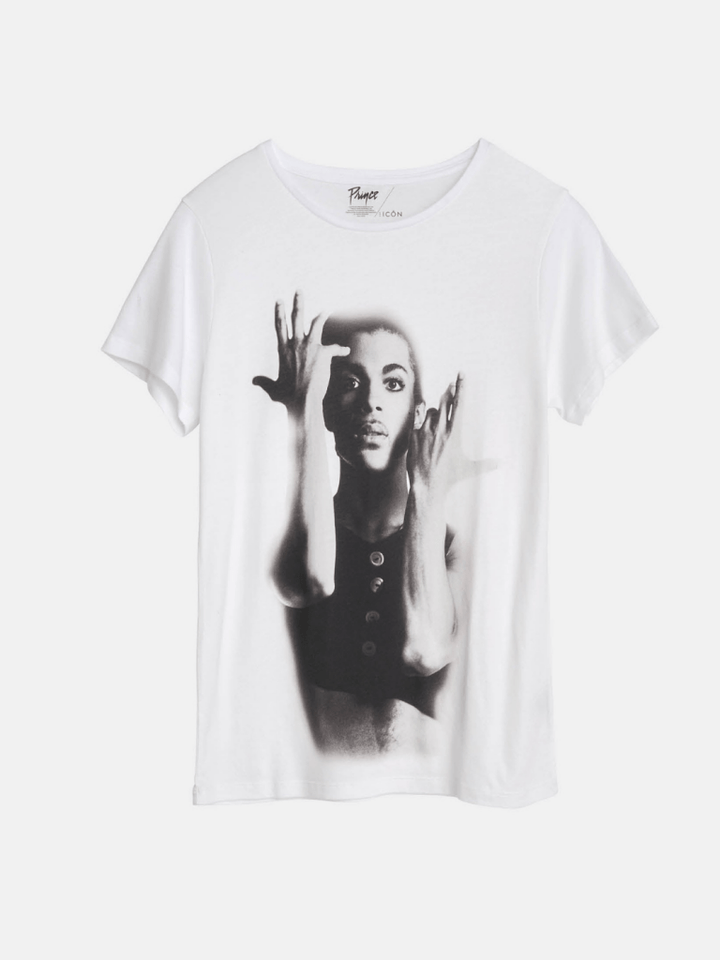 Hvid Icôn Prince and The Revolution ”Parade” Dame T-Shirt XS 360° ICÔN