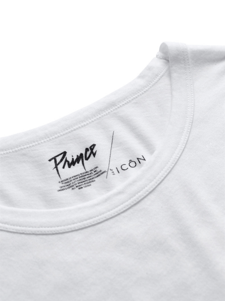 Hvid Icôn Prince Logo Dame T-Shirt Uden Ærmer XS 360° ICÔN