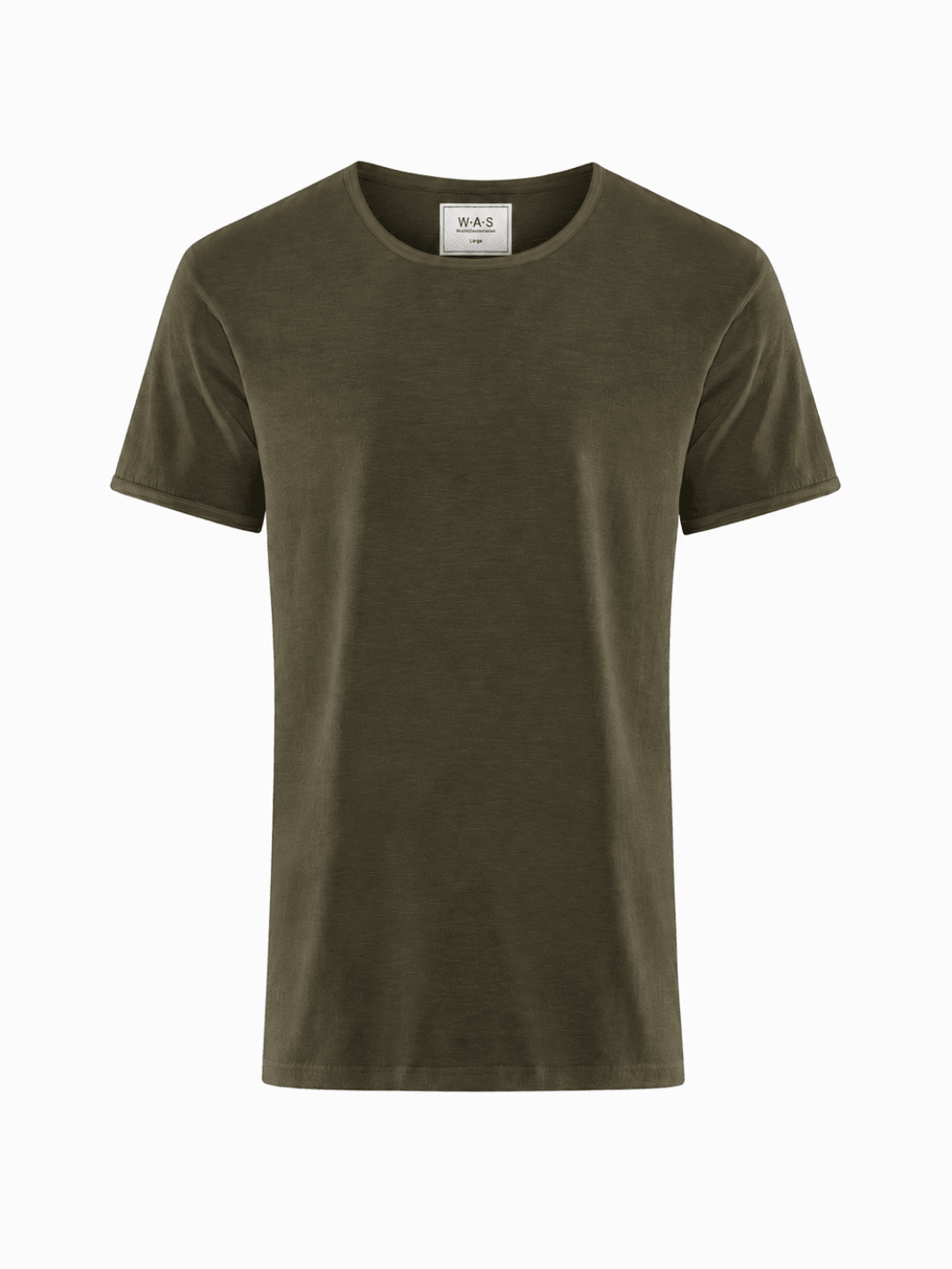 Khaki W.A.S Vegas T-shirt i Råt Look S WeAreScandinavian