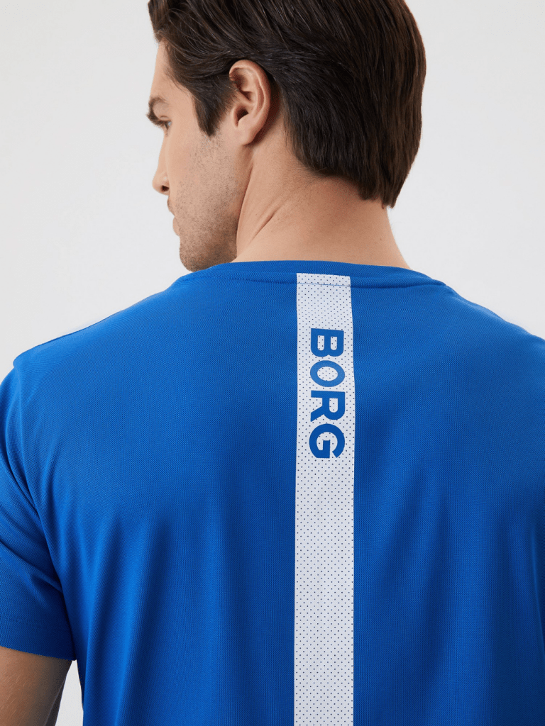 Kobolt Björn Borg Performance Stripe T-Shirt M Björn Borg