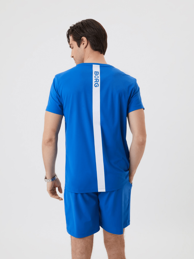 Kobolt Björn Borg Performance Stripe T-Shirt M Björn Borg