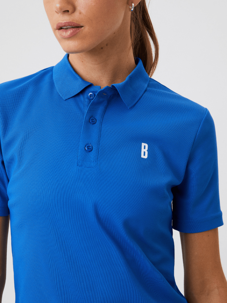 Koboltblå Björn Borg Dame Performance Polo XS Björn Borg