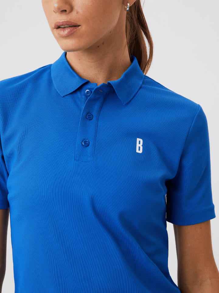 Koboltblå Björn Borg Dame Performance Polo XS Björn Borg