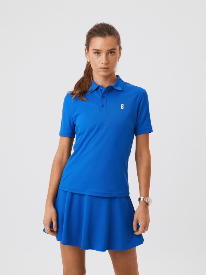 Koboltblå Björn Borg Dame Performance Polo XS Björn Borg