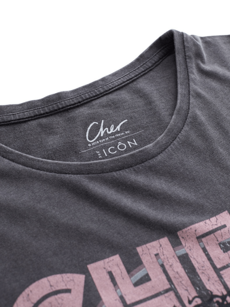 Koksgrå Icôn Dame Cher Diamond T-Shirt XS 360° ICÔN