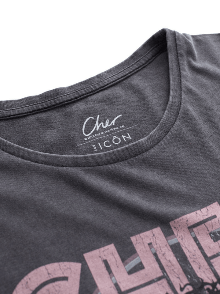 Koksgrå Icôn Dame Cher Diamond T-Shirt XS 360° ICÔN