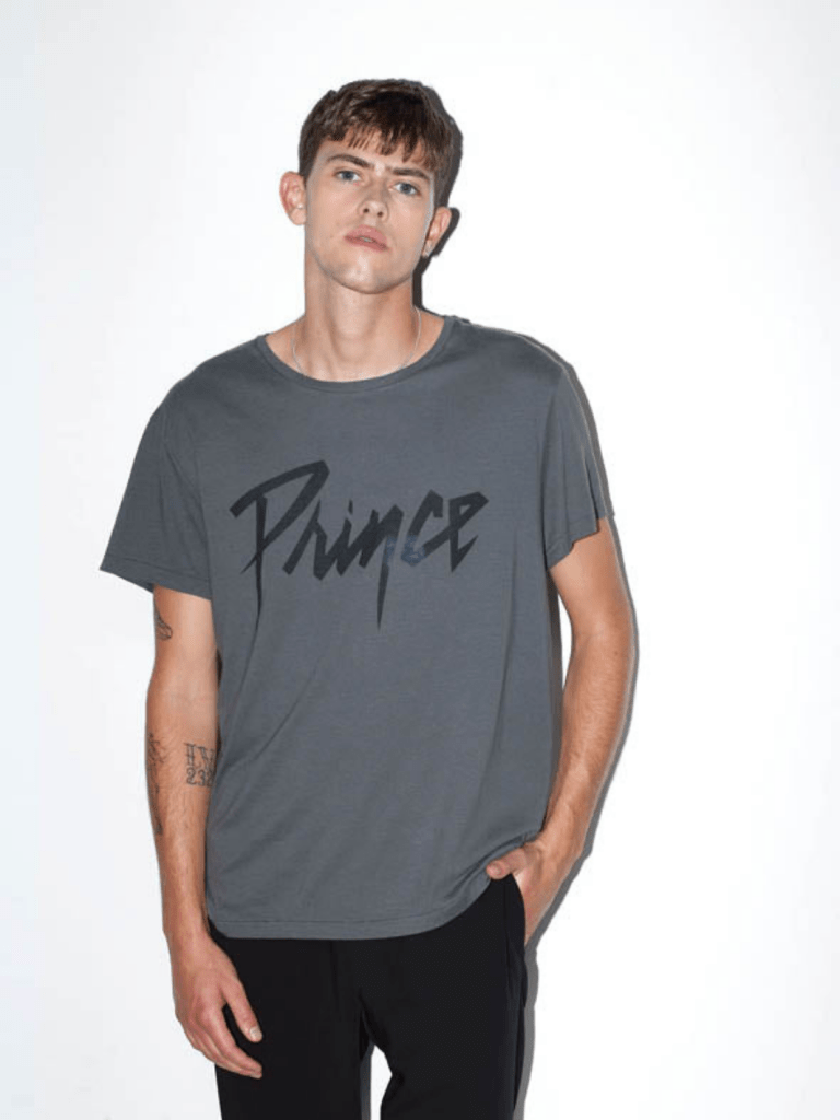 Koksgrå Icôn Prince Logo Herre T-Shirt S 360° ICÔN