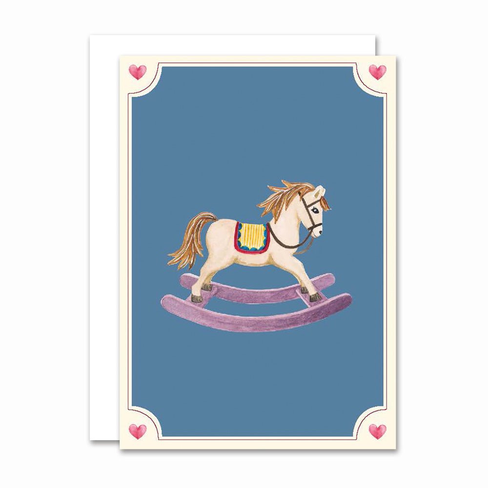 Lille foldet kort, Rocking Horse A7 All By Voss