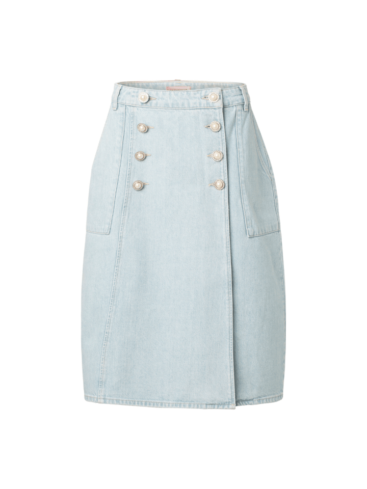 Lys Denim Rebecca Nederdel Fra Custommade 34 Custommade