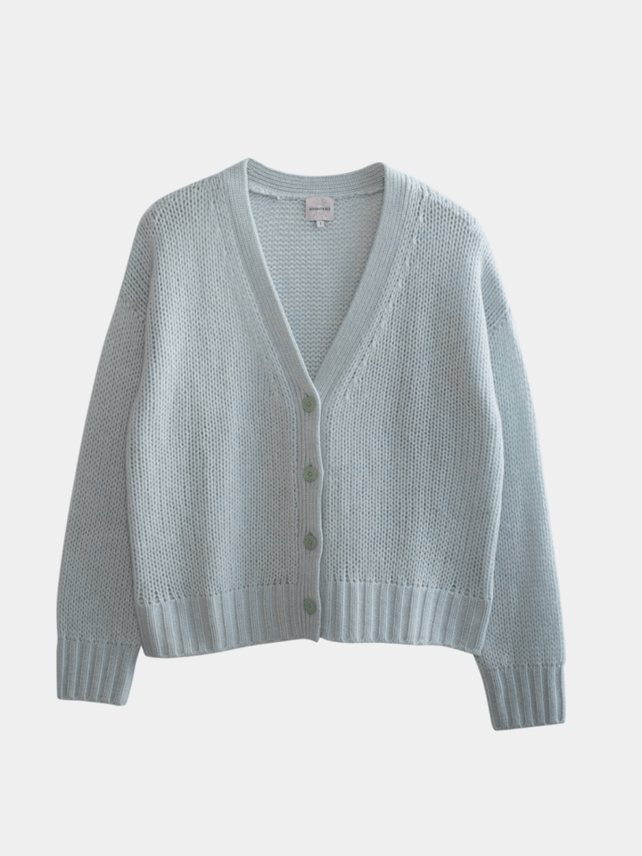 Lysblå Nora Månestråle Cashmere Cardigan 0/XS Månestråle