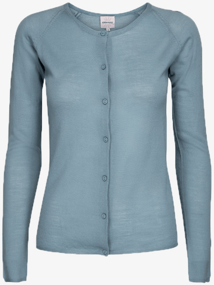 Lyseblå Månestråle Asta Cardigan 0/XS Månestråle