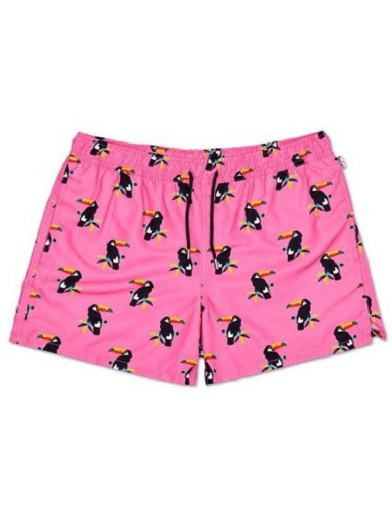 Lyserød Happy Socks Badeshorts Med Toucaner S Happy Socks