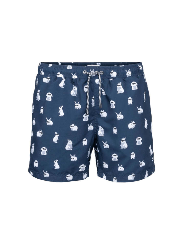 Mørkeblå Panos Emporio Herre Badeshorts Med Bunny`s M Panos Emporio
