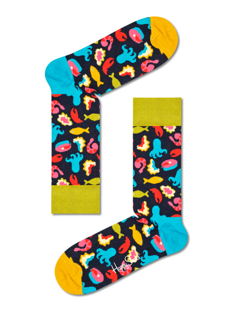 Multifarvet Happy Socks 7 - Day Gaveæske Til Ham 41 - 46 Happy Socks