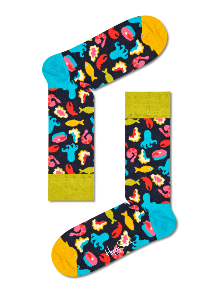 Multifarvet Happy Socks 7 - Day Gaveæske Til Ham 41 - 46 Happy Socks