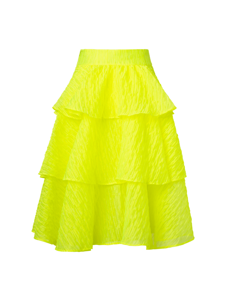 Neongul Rochelle Custommade nederdel By NBS 34/XS Custommade