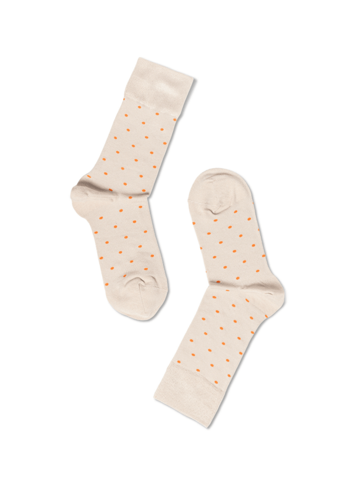 Note Beige Dame Prikket Strømpe One Size ( 36 - 41 ) Note
