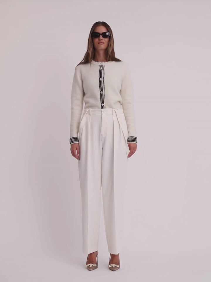 Offwhite Pien Custommade byxor med hängslen